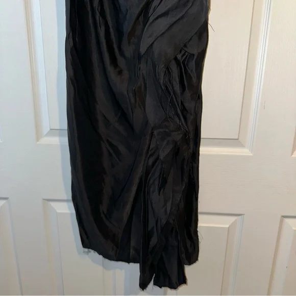 New Zara $169 Linen Organza Silk Maxi Black Ruffle Dress Small 2486/802 - www.disolcolor.com New Zara $169 Linen Organza Silk Maxi Black Ruffle Dress Small 2486/802 - www.disolcolor.com